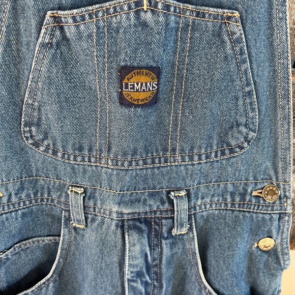Classic Blue Women's Denim Overalls - Picture 3 of 4